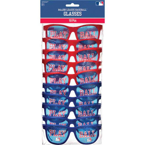 Rawlings MLB Pro Baseball Sports Theme Party Favor Printed Glasses
