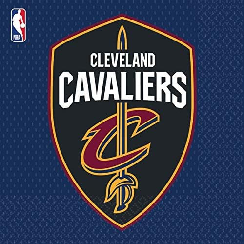 Cleveland Cavaliers NBA Pro Basketball Sports Theme Party Paper Luncheon Napkins