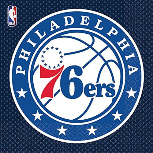 Philadelphia 76ers NBA Pro Basketball Sports Theme Party Paper Luncheon Napkins