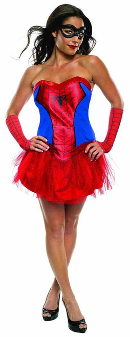 Spider-Girl Marvel Classic Superhero Fancy Dress Up Halloween Sexy Adult Costume