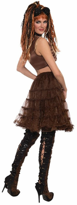 Steampunk Crinoline Skirt Victorian Fancy Dress Up Halloween Costume Accessory