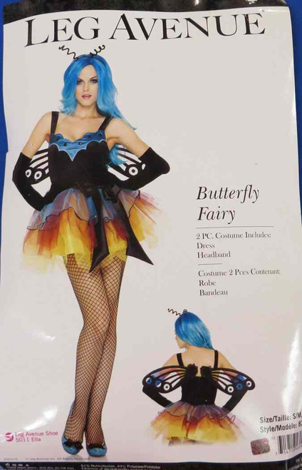 Butterfly Fairy Animal Insect Monarch Fancy Dress Halloween Sexy Adult Costume