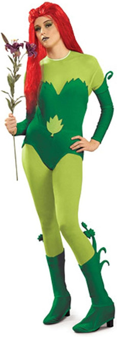 Poison Ivy Batman Villain Superhero Green Dress Up Sexy Adult Halloween Costume