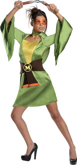 Michelangelo Kimono Teenage Mutant Ninja Turtles Fancy Dress Halloween Costume