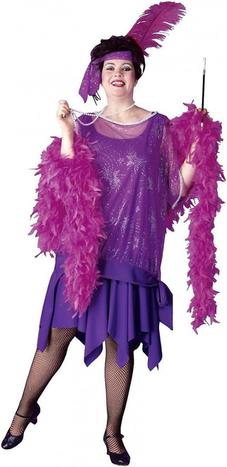 Charlene Charleston Queen Flapper 20's Fancy Dress Halloween Plus Adult Costume