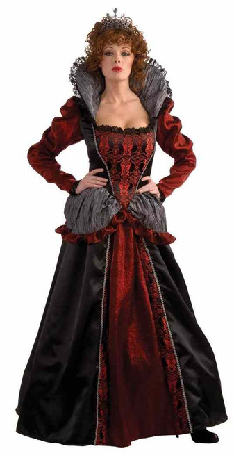 Evil Queen Vampire Gothic Grand Heritage Fancy Dress Halloween Adult Costume