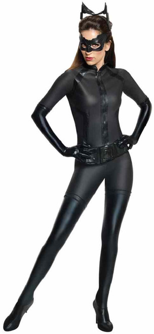 Catwoman Batman Dark Knight Superhero Fancy Dress Halloween Deluxe Adult Costume
