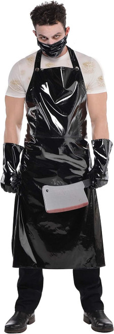 Butcher Kit Black Killer Suit Yourself Fancy Dress Up Halloween Adult Costume