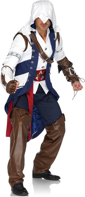 Connor Assassin's Creed Video Game Fancy Dress Halloween Deluxe Adult Costume