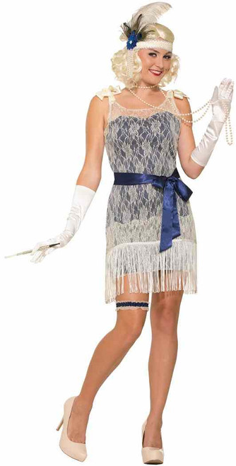 Gold Coast Socialite Roaring 20's Flapper Fancy Dress Up Halloween Adult Costume