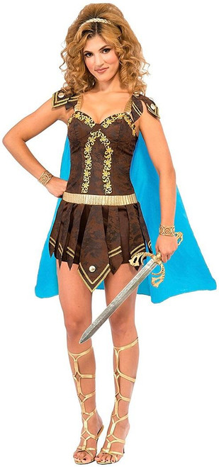 Sexy Gladiator Roman Empire Warrior Soldier Fancy Dress Halloween Adult Costume