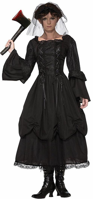 Miss Lizzie Borden Classic Crimes Killer Fancy Dress Up Halloween Adult Costume