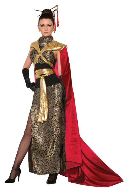 Dragon Empress Asian Warrior Queen Fancy Dress Up Halloween Sexy Adult Costume