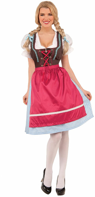 Schatzi the Bavarian Girl Oktoberfest Fancy Dress Up Halloween Adult Costume