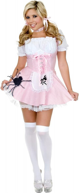 Little Miss Muffet Fairy Tale Storybook Fancy Dress Up Halloween Teen Costume