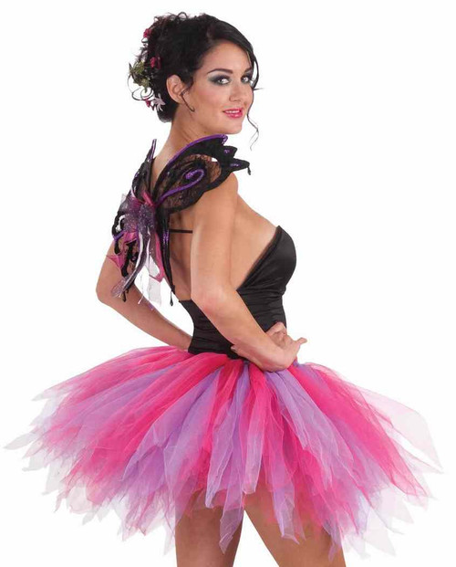 Summer Fairy Tattered Tutu Skirt Fantasy Fancy Dress Halloween Costume Accessory