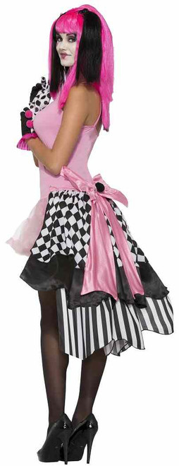 Harlequin Bustle Skirt Tutu Circus Clown Fancy Dress Halloween Costume Accessory