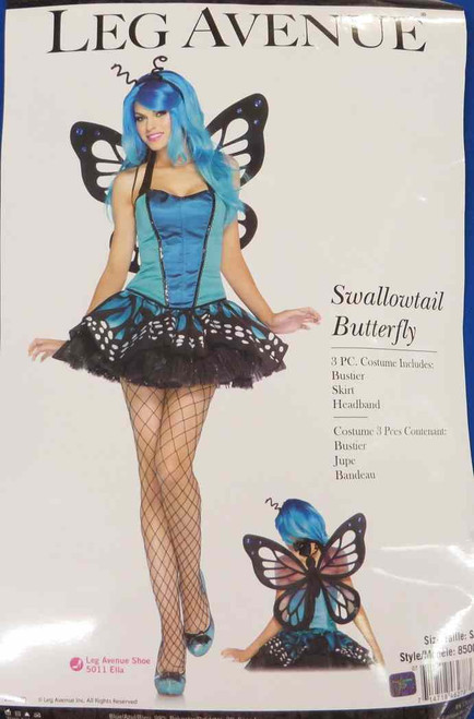 Swallowtail Butterfly Animal Insect Fancy Dress Up Halloween Sexy Adult Costume