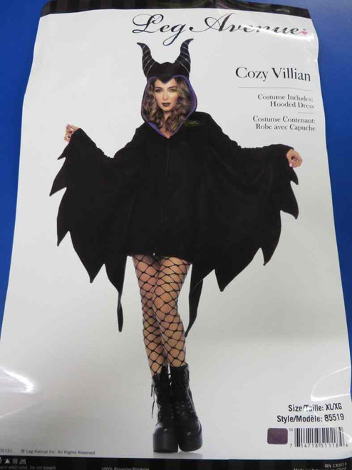 Cozy Villain Maleficent Sleeping Beauty Fancy Dress Halloween Sexy Adult Costume