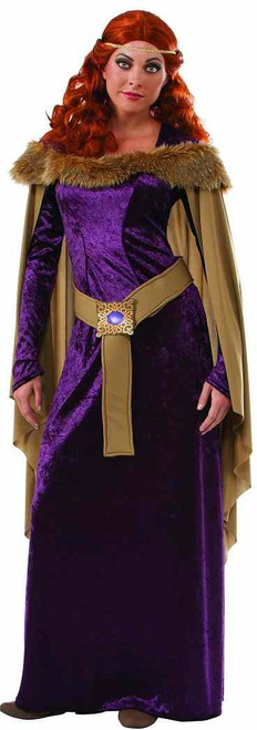 Charlemagne Medieval Game Thrones Fancy Dress Halloween Deluxe Adult Costume