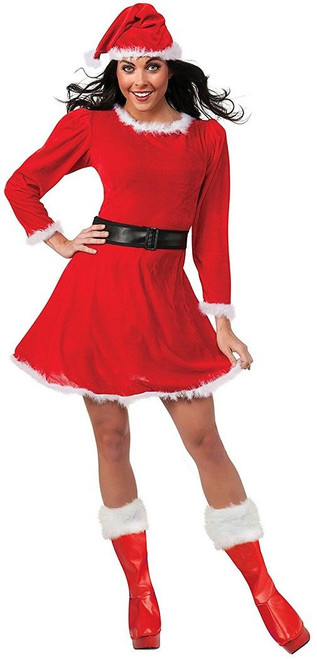Mrs. Claus Santa Christmas Holiday Party Fancy Dress Up Halloween Adult Costume
