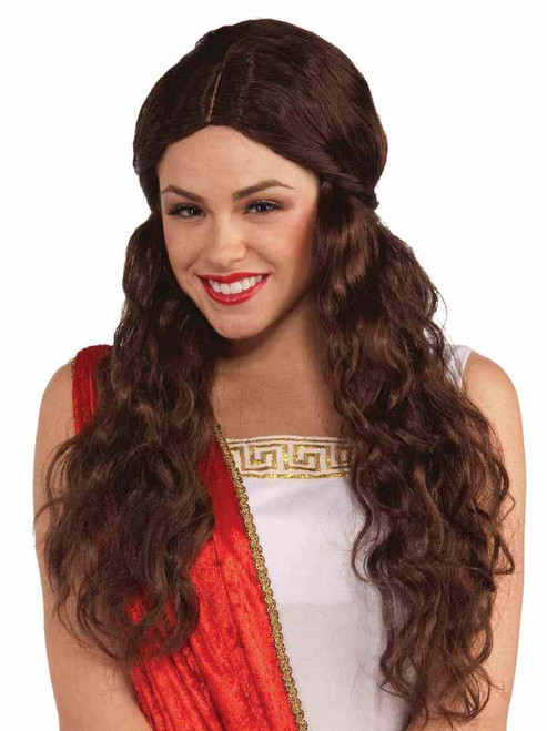 Venus Wig Greek Roman Goddess Fancy Dress Halloween Costume Accessory 3 COLORS