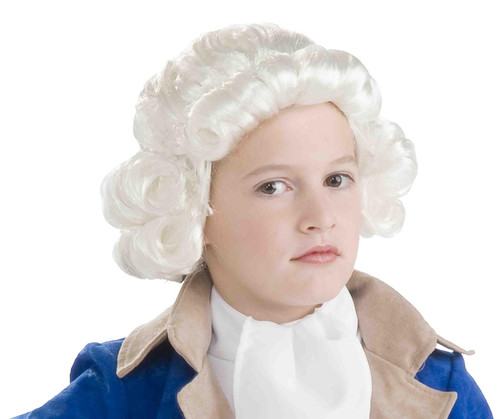 Colonial Boy Wig Fancy Dress Up Halloween Child Costume Accessory 3 COLORS