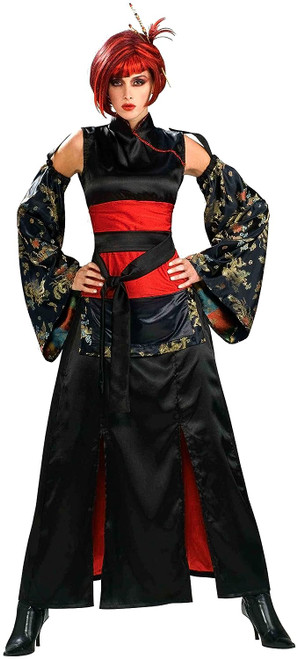 Dragon Miss Asian Princess Geisha Ninja Fancy Dress Up Halloween Teen Costume