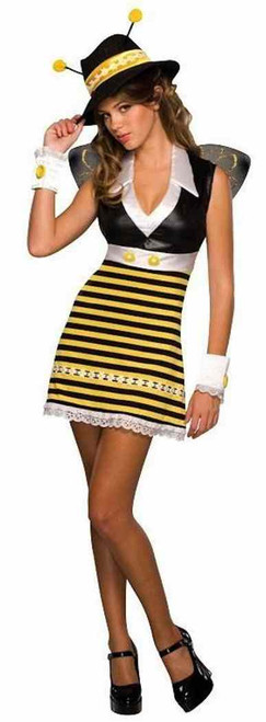 Killa Bee Bumble Animal Insect Fancy Dress Up Halloween Sexy Teen Adult Costume