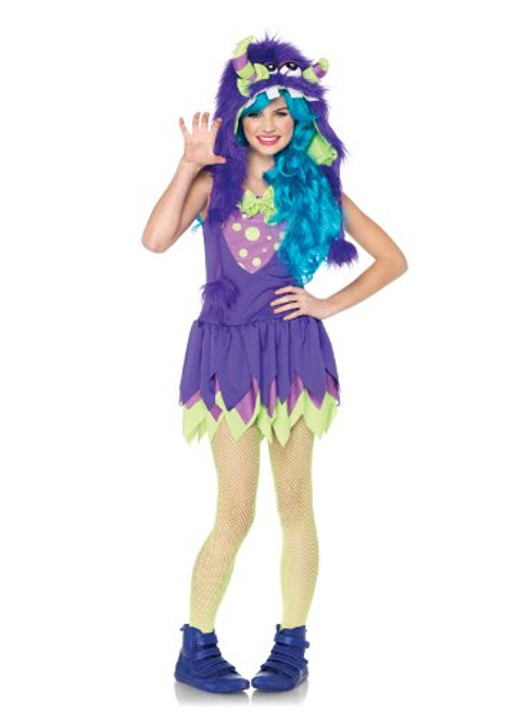Gerty Growler Fuzzy Furry Monster Cute Fancy Dress Up Halloween Teen Costume