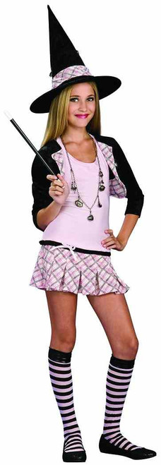 Charm School Witch Wicked Pink Drama Queens Fancy Dress Halloween Teen Costume