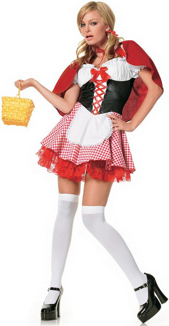 Lil' Red Riding Hood Classic Storybook Fancy Dress Halloween Sexy Adult Costume