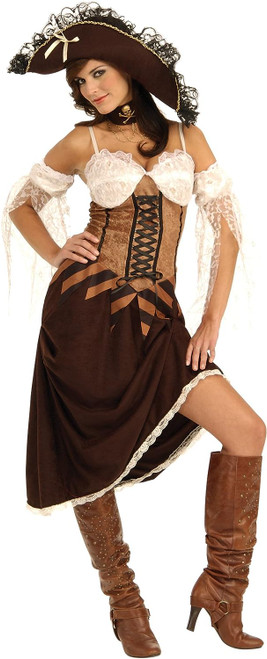 Maiden of the Seas Caribbean Pirate Fancy Dress Up Halloween Sexy Adult Costume