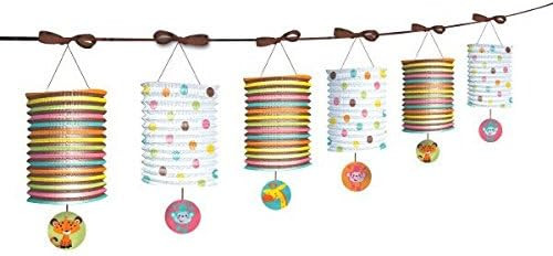 Fisher Price Hello Baby Jungle Animals Shower Party Decoration Lantern Garland