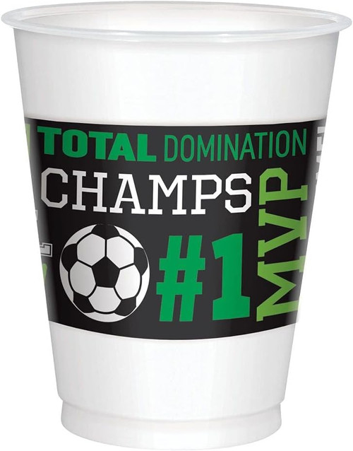 Amscan 16 oz. Plastic NFL All Team Favor Cup - 12/Pack