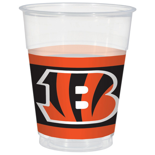 Cincinnati Bengals NFL Football Sports Banquet Party Clear 16 oz. Plastic Cups
