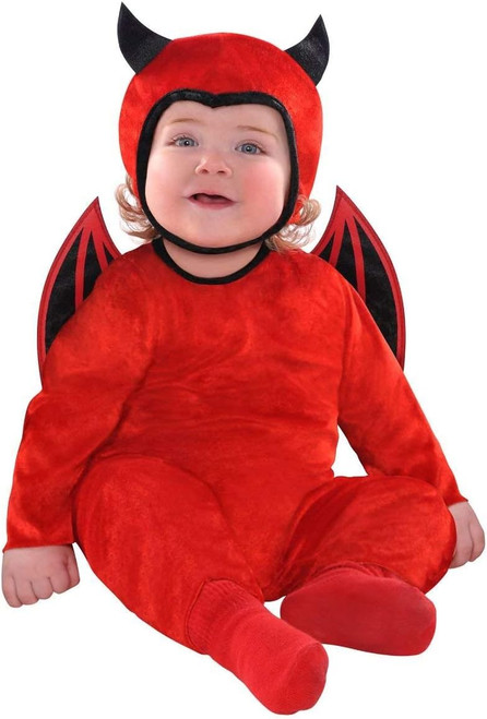 Cute as a Devil Red Little Fancy Dress Up Halloween Toddler Baby Child Costume