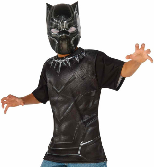 Black Panther Top Mask Captain America Civil War Superhero Halloween Costume