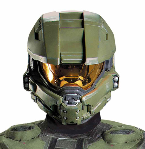 Master Chief Helmet Halo Military Fancy Dress Halloween Adult Costume Accessory