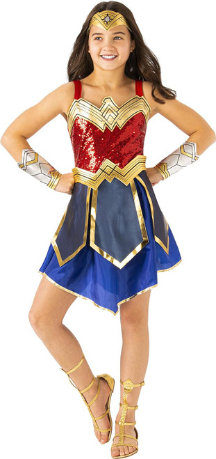 Wonder Woman 1984 Movie WW84 DC Superhero Fancy Dress Up Halloween Child Costume