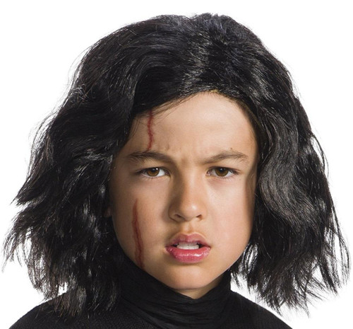 Kylo Ren Wig Star Wars Last Jedi Fancy Dress Halloween Child Costume Accessory