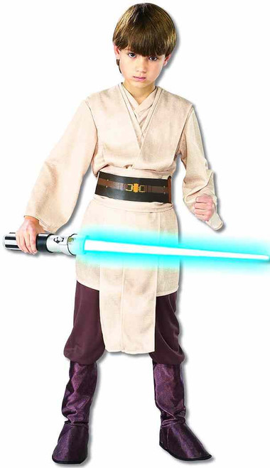 Jedi Knight Star Wars Luke Obi-Wan Kenobi Fancy Dress Up Halloween Child Costume