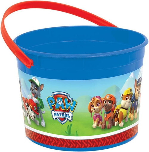 Paw Patrol Nick Jr Hero Dogs Cute Kids Birthday Party Favor Toy Plastic Bucket