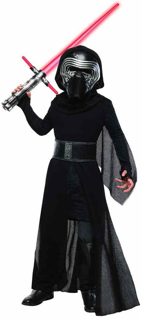 Kylo Ren Star Wars Force Awakens Fancy Dress Up Halloween Deluxe Child Costume