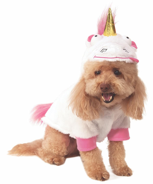 Fluffy Despicable Me Movie Minions Fancy Dress Up Hallowen Dog Cat Pet Costume