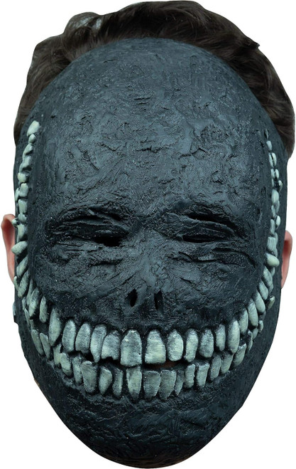 Creepy Grinning Latex Mask Monster Fancy Dress Halloween Adult Costume Accessory