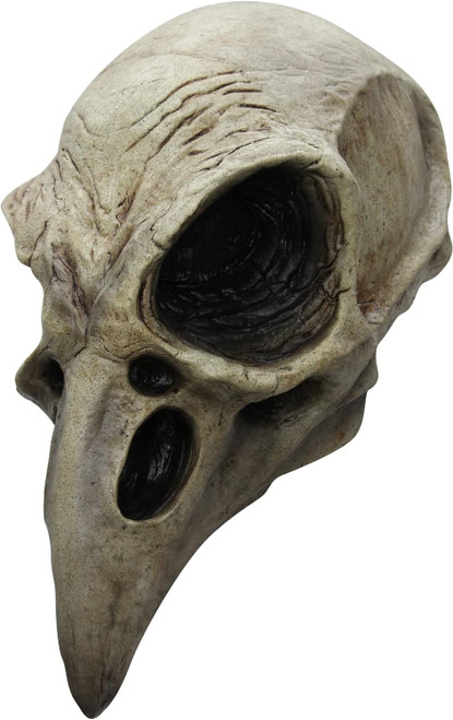 Crow Skull Latex Mask Bird Fancy Dress Up Halloween Adult Costume Accessory