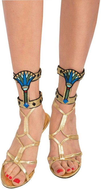 Egyptian Queen Ankle Bands Fancy Dress Up Halloween Adult Costume Accessory