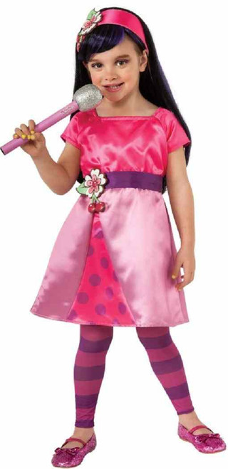 Cherry Jam Strawberry Shortcake Retro Fancy Dress Up Halloween Child Costume