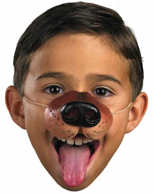 Dog Nose Animal Pet Puppy Fancy Dress Up Halloween Child Costume Accessory